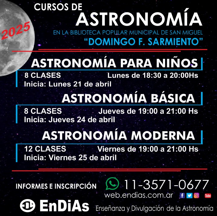 Cursos de EnDiAs 2025 1er semestre